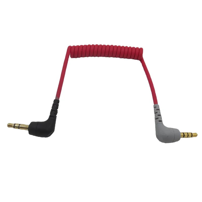 Leading-Vervanging 3.5Mm TRS Naar 3.5Mm TRRS Adapter Kabel Voor RODE SC7 Video MIC Draadloos Naar video Micro-Type Microfoons Accessoires
