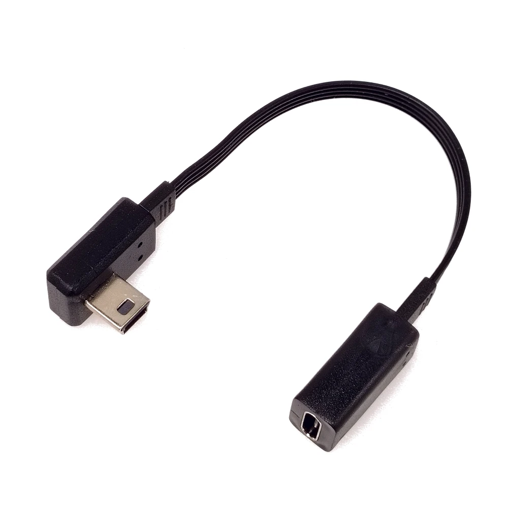 Cable de datos de carga hembra tipo c, adaptador de agujero de tornillo fijo, Mini USB, enchufes arriba y abajo, izquierda y derecha, 10cm, 20cm, nuevo