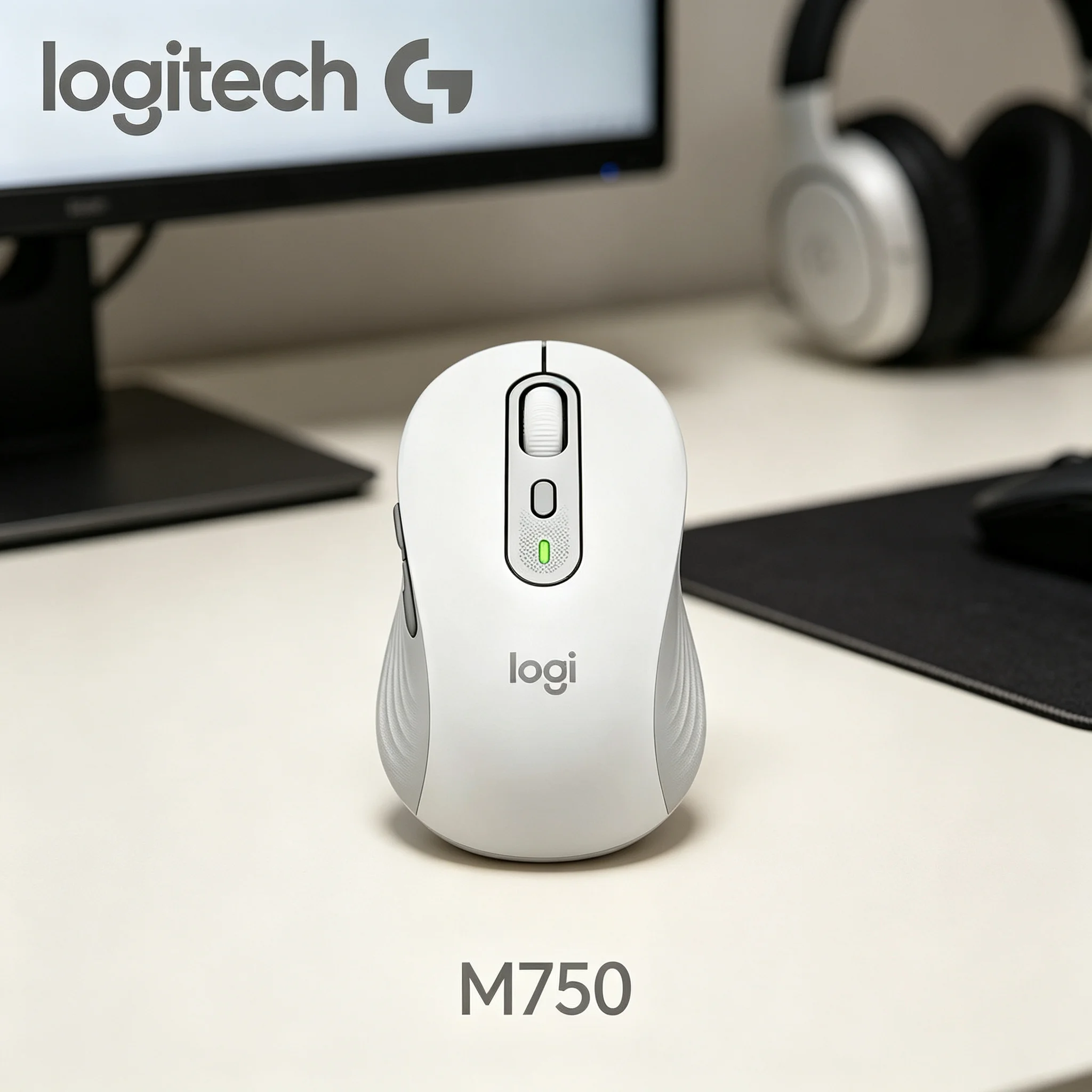 Logitech M750 Low‑Power Chip Wireless Office Mouse Super Long Working Cycle Without Frequent Battery Replacement