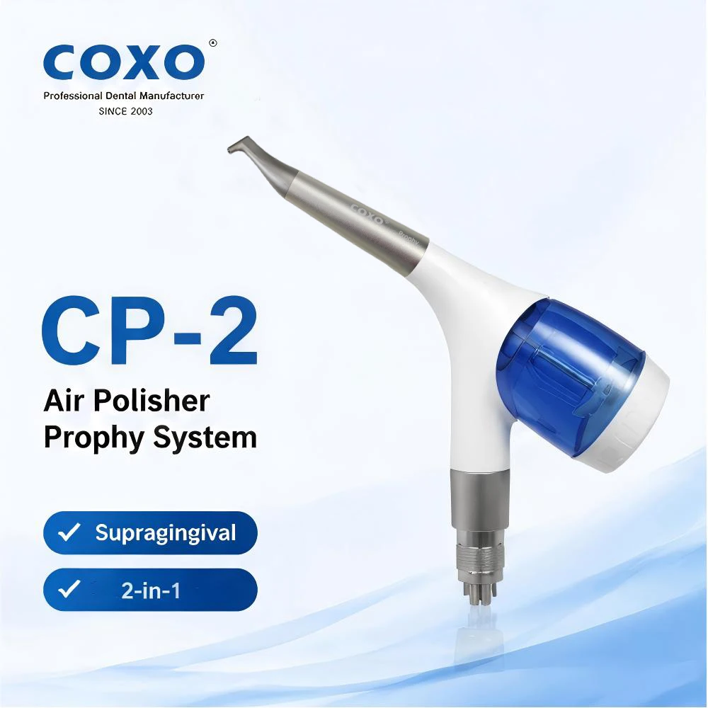 COXO CP-2 Dental Air Polisher Prophy Jet Air Flow Teeth Cleaning Tartar Stain Removal Dental Clinic