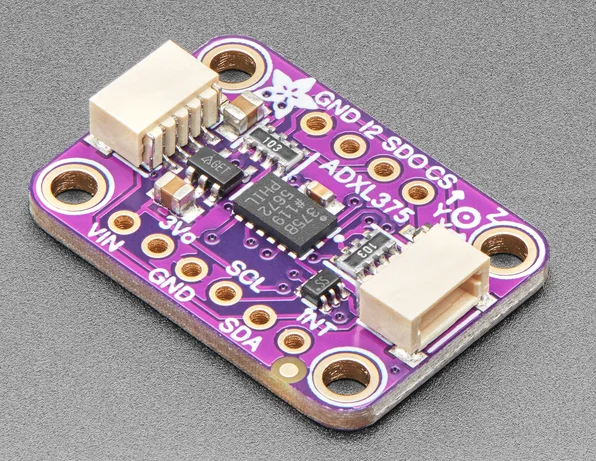 5374 ADXL375 - High G Accelerometer (+-200g) with I2C and SPI - STEMMA QT / Qwiic