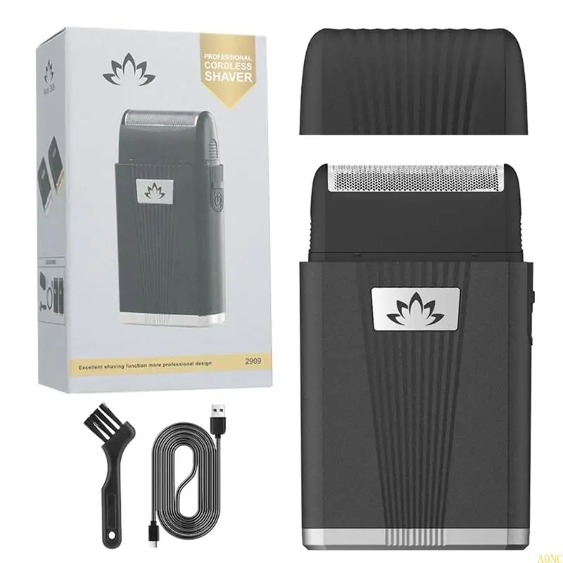 A0NC للرجال المتبادلة اللاسلكية الحلاقة الكهربائية مع إعادة الشحن القابلة للشحن سويبرن لوكيلر ماكينة الحلاقة متعددة الوظائف.