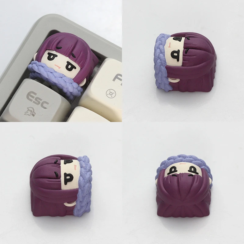 Imagem -04 - Frieren-keycaps Originais de Anime para Teclado Mecânico Além do Journeys End Acessórios para Meninas Presente