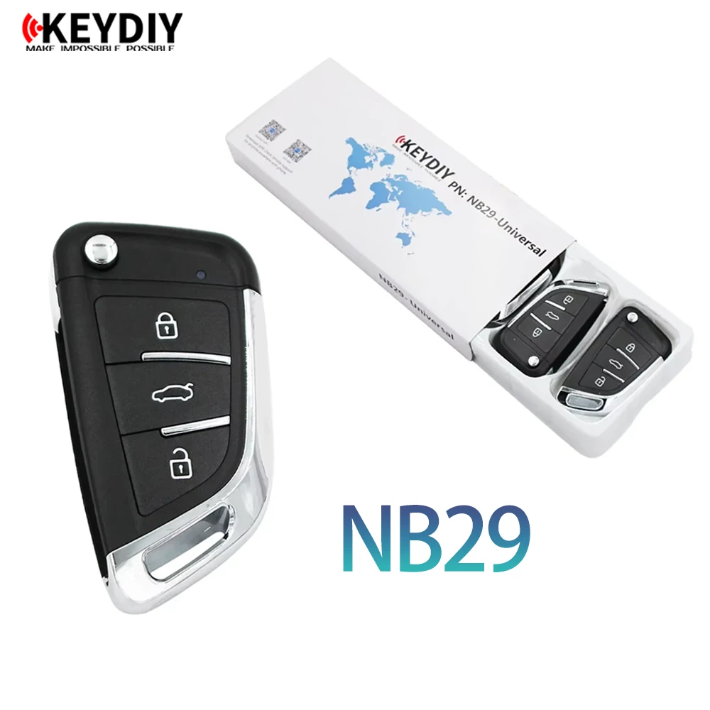 5pcs/Lot NB29 3 Button Smart KD Remote Control Car Key NB Series Multi-functional For KD900/MINI/KD-X2 Programmer Tools