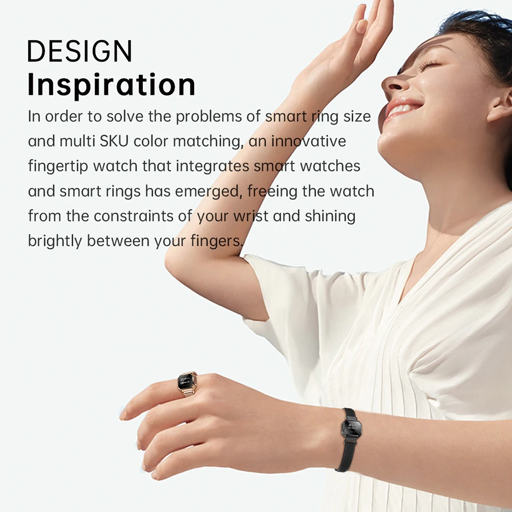 Inteligentny pierścień na pale – Smartwatch Ring Watches recenzja i cena