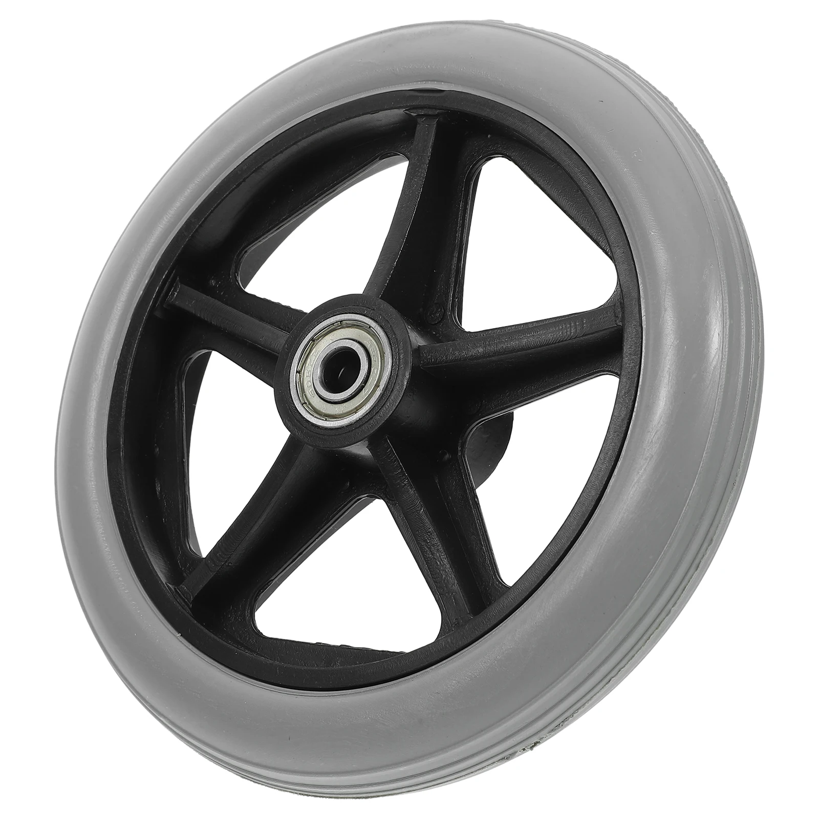 

1pc Front Wheel 6 Inch Caster Replacement Parts for Wheelchair Material Strong Load Bearing 360 Degree Rotation Smooth