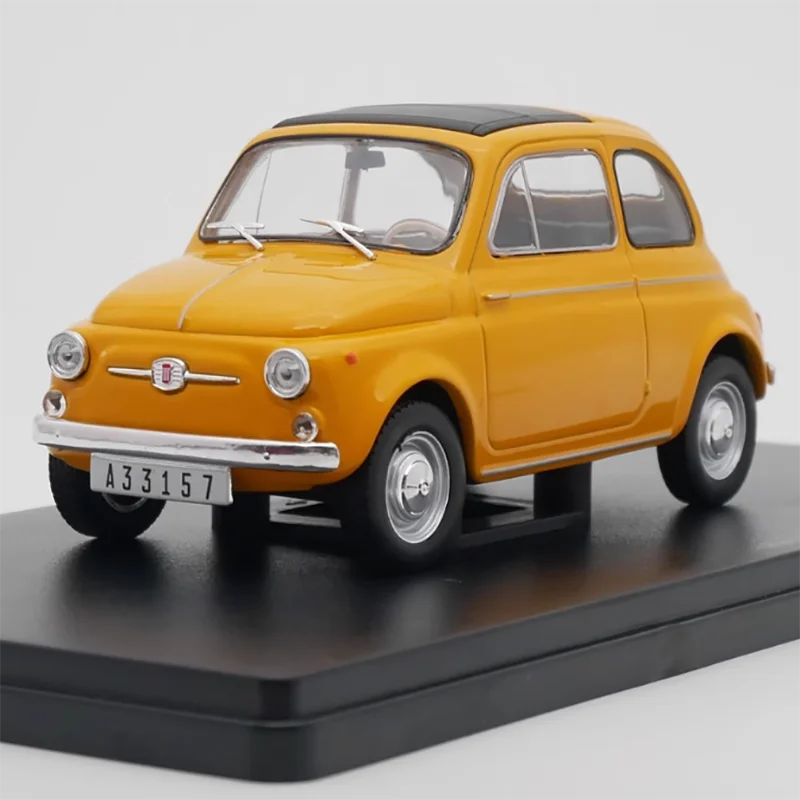 

Diecast 1:24 Scale IXO Fiat 500 1960 Alloy Car Model Finished Simulation Collection Decoration Gift Toys Display