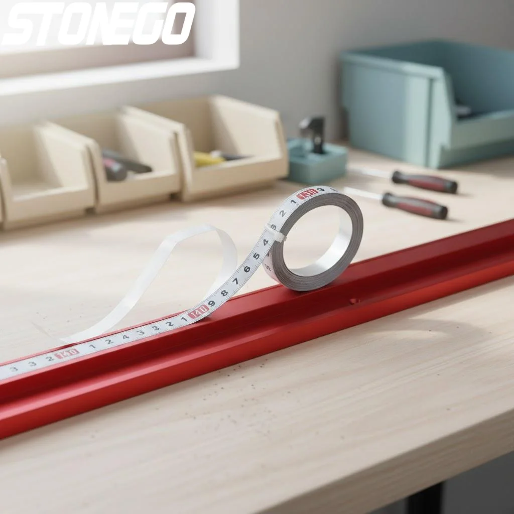 

Self Adhesive Stainless Steel Measuring Tape 0.5m to 5m Accurate Measurement Tool for Home Office DIY Projects