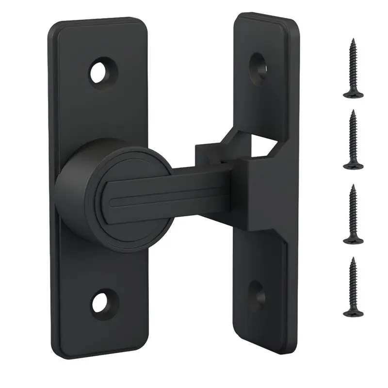 

B17C Latch For Door 90 Degree Heavy-Duty Security Latch Anti-Burglary Reinforcement Lock Sliding Wear-Resistant Home