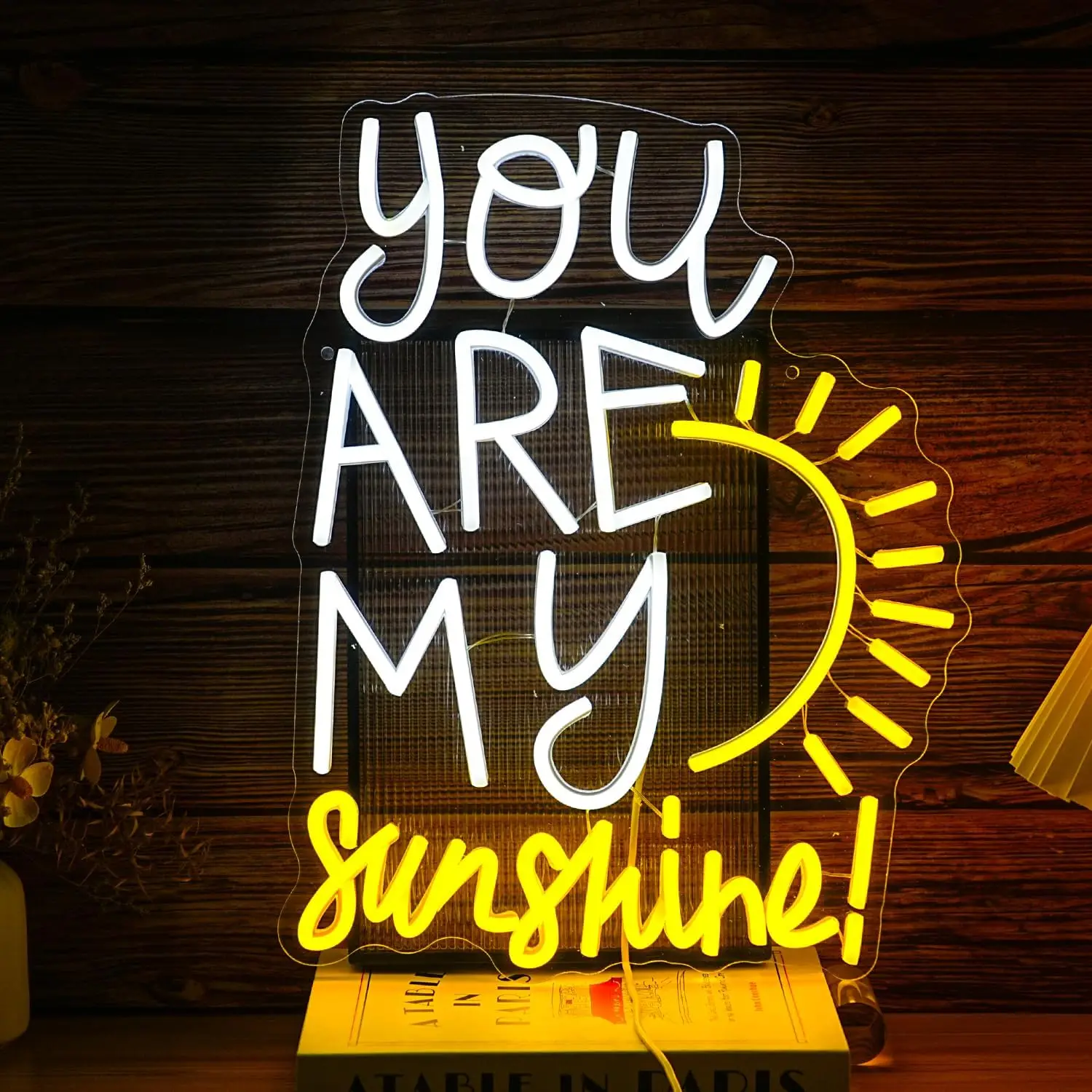 

You Are My Sunshine Neon Sign Energy-Efficient Night light for Bedroom Cafe Decor Wedding Party Wall Draw Birthday Art Gifts