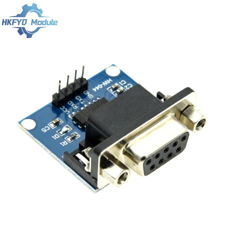 MAX3232 RS232 to TTL Serial Port Converter Module Female DB9 Connector MAX232 Flashing Board For Arduino