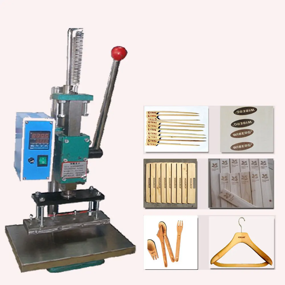 Manual Digital display Hot Stamping Machine Leather Bronzing Machine Marking Machine Branding Machine for wood ,Leather ,Paper