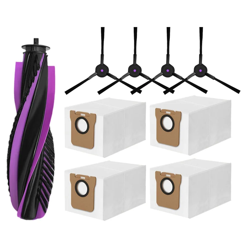 CKFAM-For JONR P20 Pro استبدال أجزاء 9 قطعة قابل للغسل الجانب الرئيسي فرشاة كيس لجميع الغبار جهاز آلي لتنظيف الأتربة الملحقات