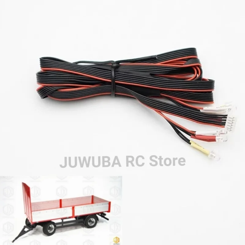 1/14 RC Truck Full Trailer MAN F2000 Lighting Kit LED Lighting System Illumination Kit JXMODEL DIY Parts Accessories