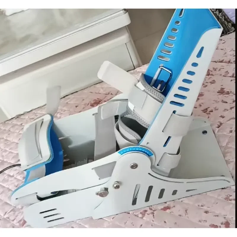 Stroke-Specific Ankle Rehab Trainer: Joint Support Brace with Fixation & Lower Limb Exercise Design