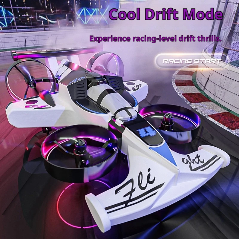 

Cz04 Foam Remote Control Vehicle Land Air Dual Mode Gravity Sensing Special Effects Colorful Lights Fall Resistant Aircraft Toy