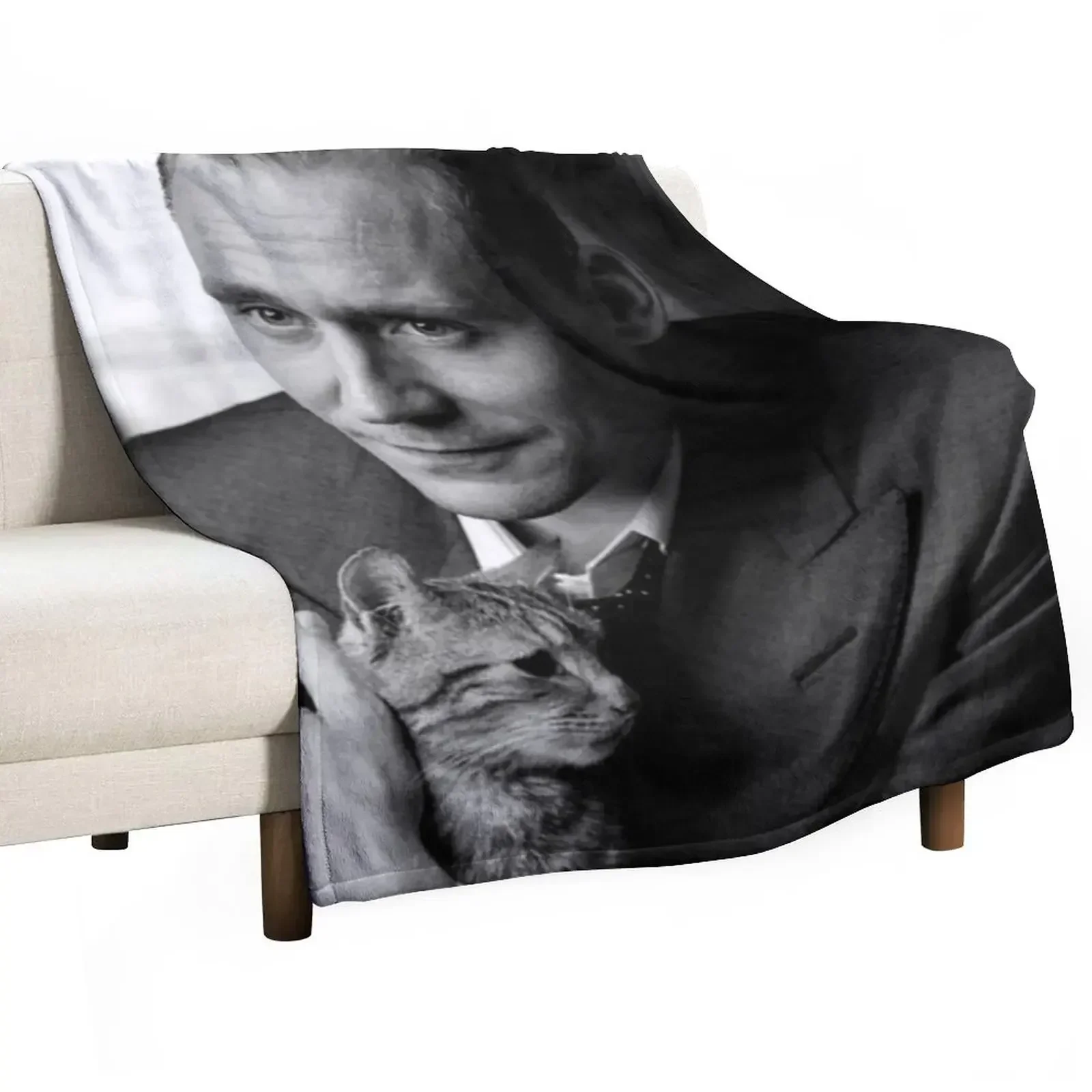 

Tom with cat Throw Blanket Extra Large Throw christmas gifts Blankets