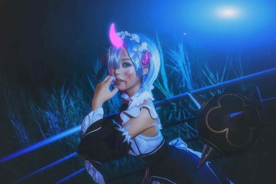 

Реквизит для косплея Rem devil horn «RE: ZERO-start Life in other World»