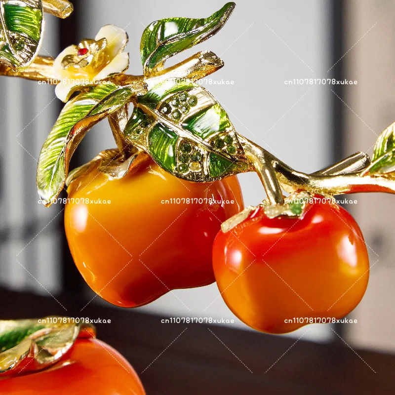 高級品はすべてうまくいきます。柿の飾り、幸運のリビングルームの入り口、新しい中国のワインキャビネットの装飾