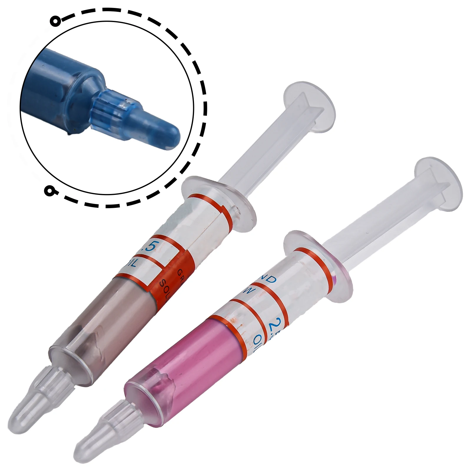 8/12pcs Diamond Abrasive Paste Composite Polishing Syringe Set 0.5-40 Um Polishing Lapping Tools For Glass Jade Amber Buffing