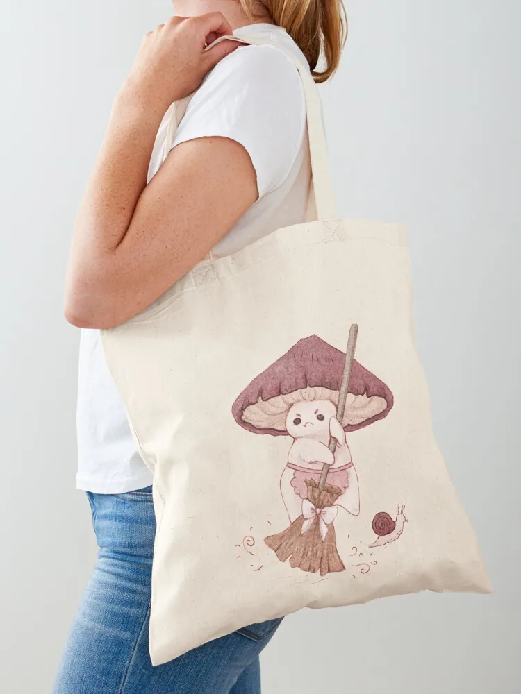 Angy mushroom does not like to clean Tote Bag the tote bag female bag shopping trolley Canvas Tote