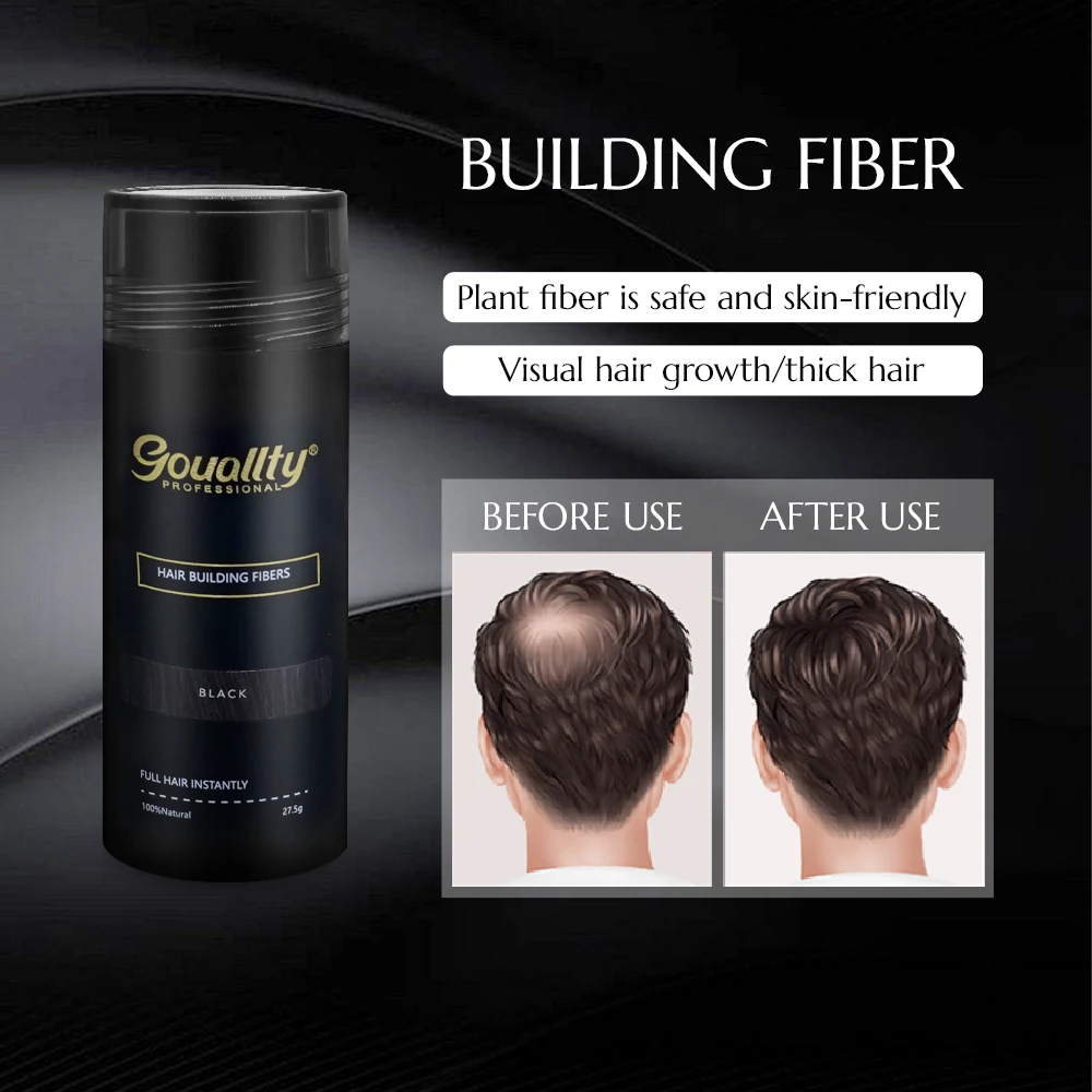 Cabelo Construção Fibra Natural Queratina Styling Perda Em Pó Bald Fibre Pack Building Hairline Optimizer Dense Hair Growth Tools