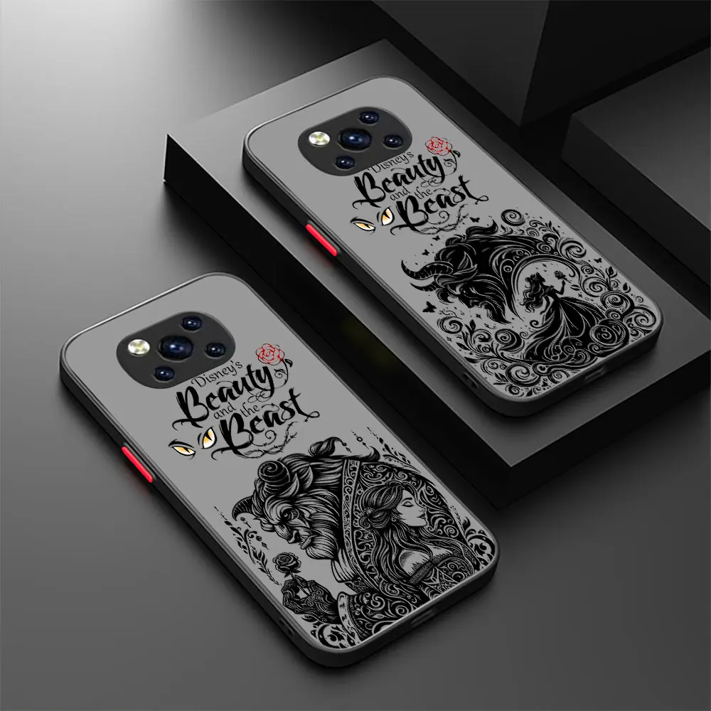 

Disney Beauty And The Beast Couple Case For Xiaomi Poco X5 X4 X3 M4 M3 F5 F4 F3 GT Nfc 12 12T 11 11T 10 10T Pro Ltra Matte Cover