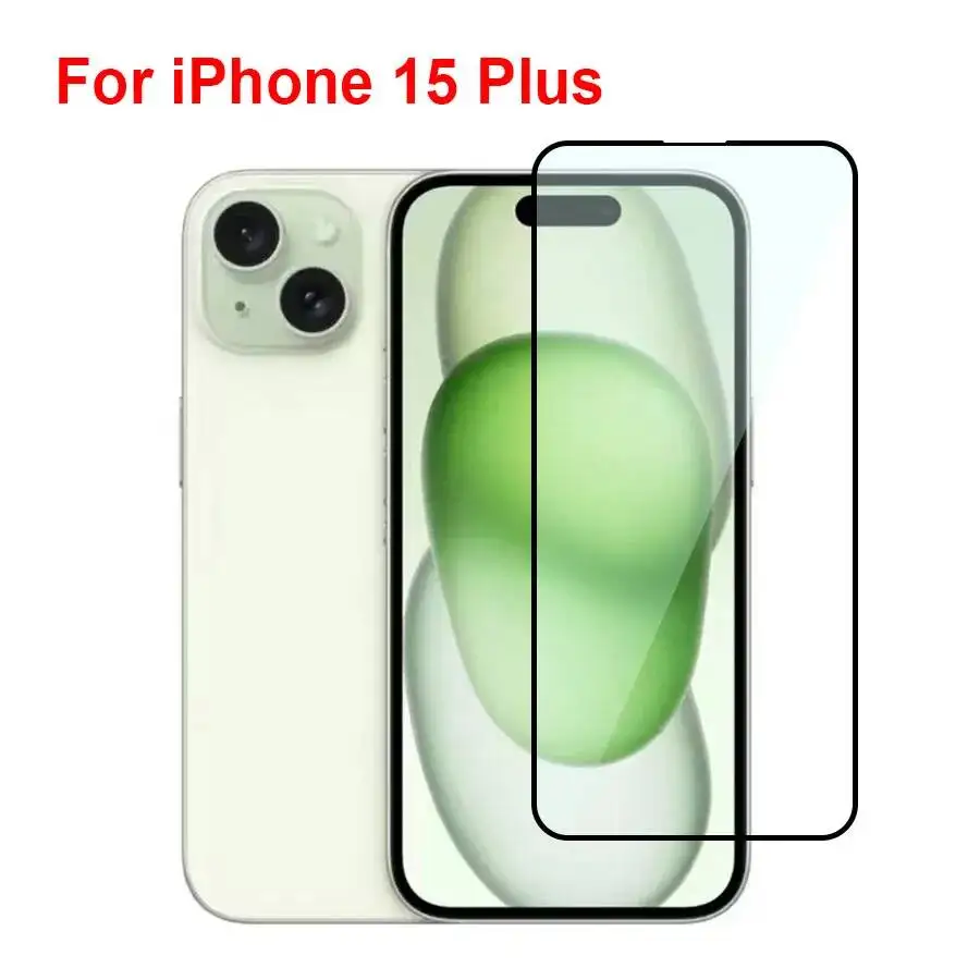 

For Apple Iphone 15 Tempered Protector Anti Fall Glass For Iphone15 Plus Full Cover Screen Phone Film