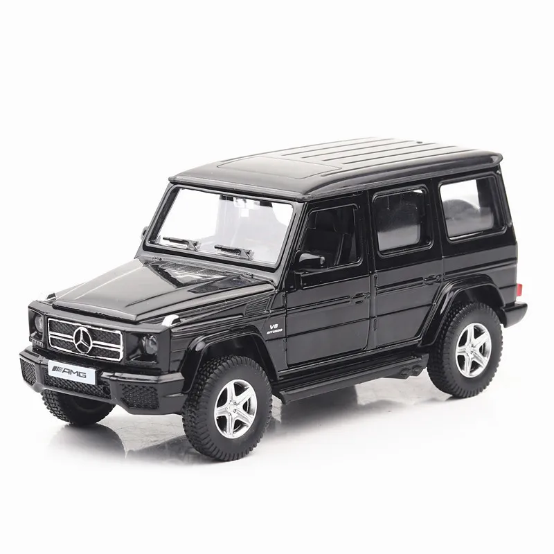 1/36 Mercedes-Benz G63 รถรุ่นของเล่นโลหะผสมDiecastของเล่นSUVดึงกลับรถออฟโรดสําหรับเด็กของขวัญคอลเลกชัน