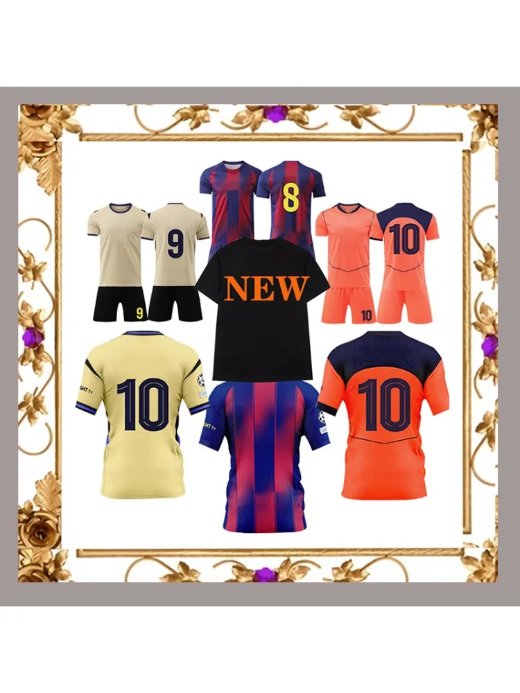 Nieuw 25 26 Barcelonaes tenue Aangepast Home Decor-set Nieuw 2025 2026 Barcelonaes shirt Levering binnen 10 dagen - afbeelding 2