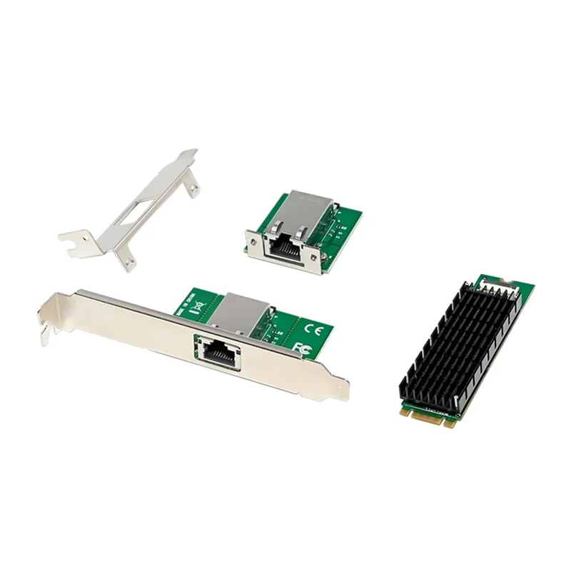 -September 3X M.2 B + M Placa de rede de porta única 10Gbe Adaptador de rede Ethernet RJ45 AQC107 Servidor de grau de controle industrial