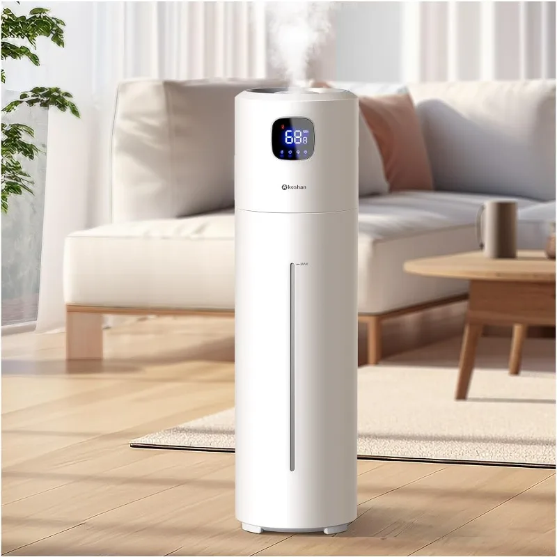 

Large Humidifiers for Bedroom, 9L/2.5Gal Ultrasonic Cool Mist Humidifier, Easy Clean Humidifier with 350ML/H Large Mist Speed