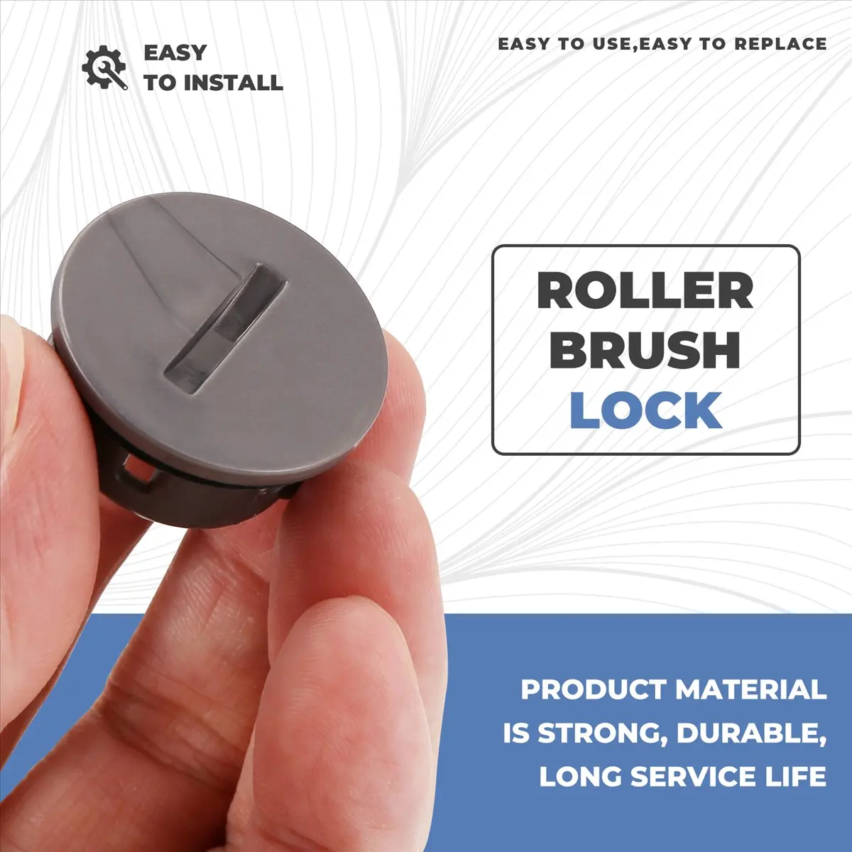 T33C مناسبة للمكنسة الكهربائية V6 DC59 DC62 SV03 فرشاة الأسطوانة الكهربائية المدمج في غطاء نهاية فرشاة الأسطوانة قفل الملحقات