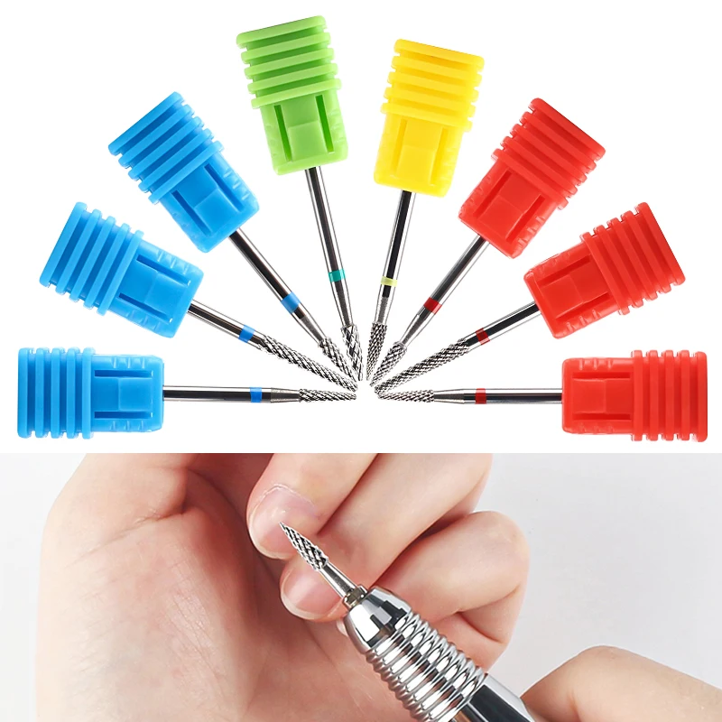 Ausverkauf! Fräser, Schleifwerkzeug, Nagelbohrer, Hartmetall-Nagelbit für Maniküre, Pediküre, Nägel, elektrische Nagelfeile, Zubehör, Werkzeuge 3/32" – Detail 7