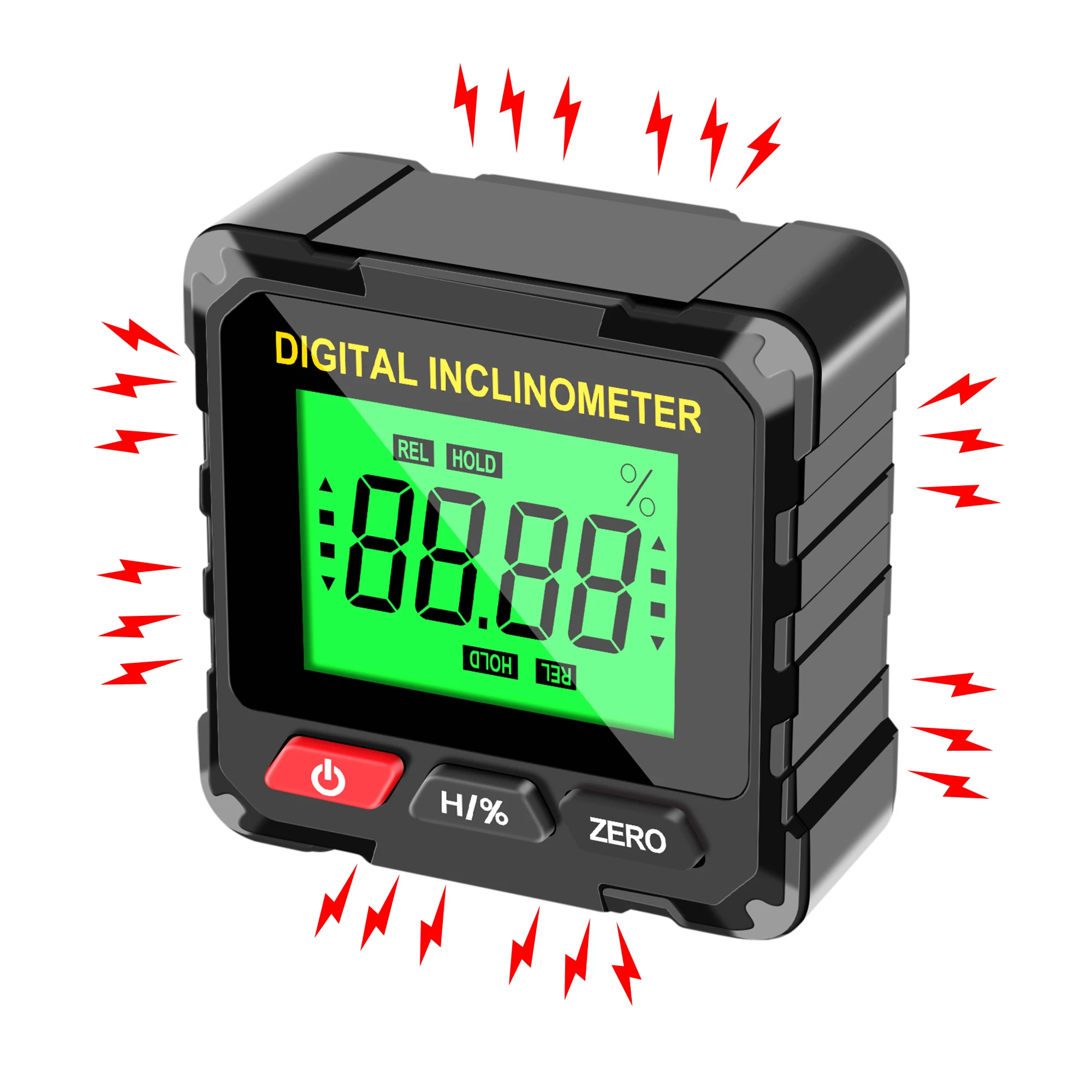 Building protractor goniometer Measuring tool Digital horizontal box inclinometer for building miter saw angle setting