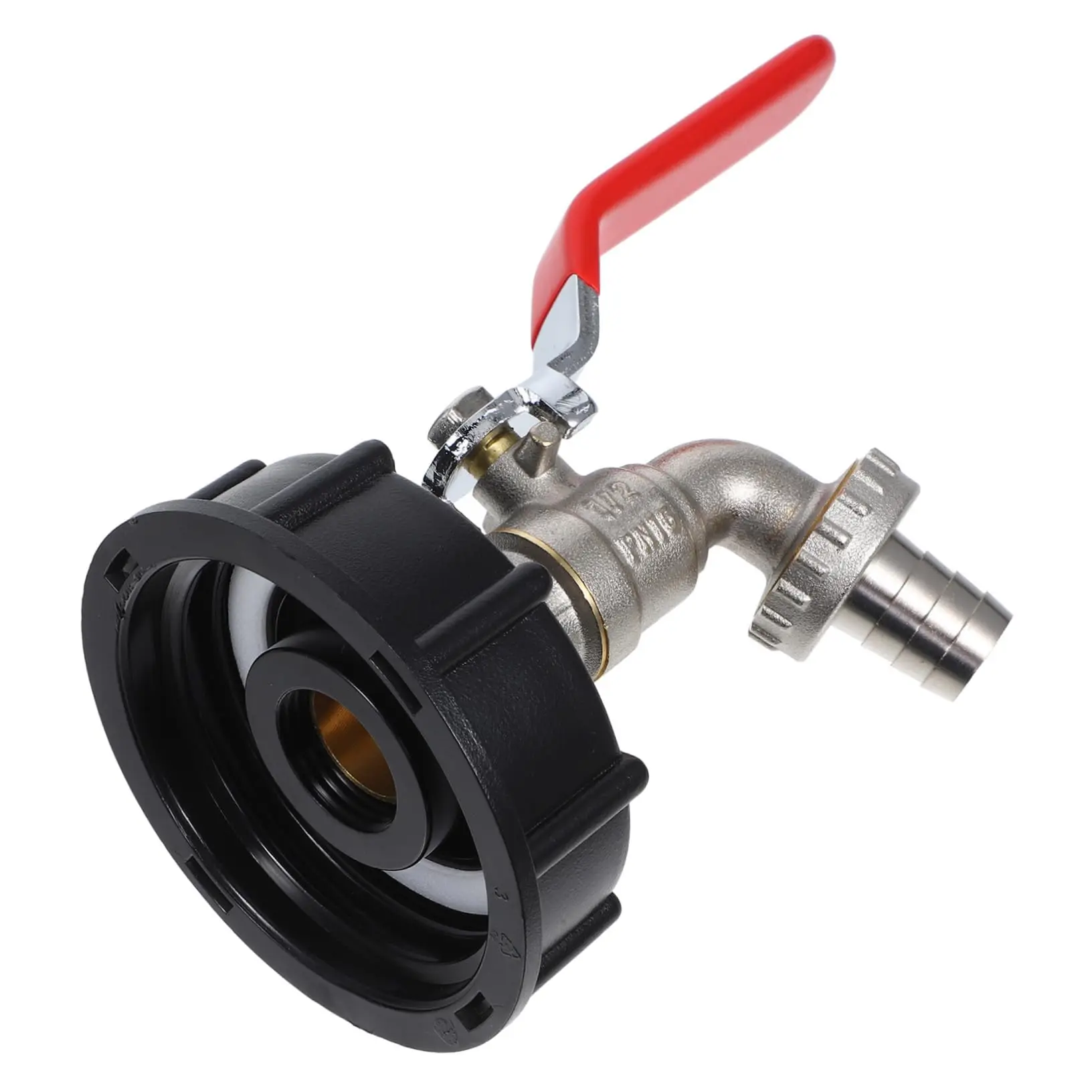 Durable IBC Tank Tap Adapter S60*6 Coarse Thread to 1/2'' 3/4'' Connector Replacement Valve Garden Home Valve Fitting Faucet