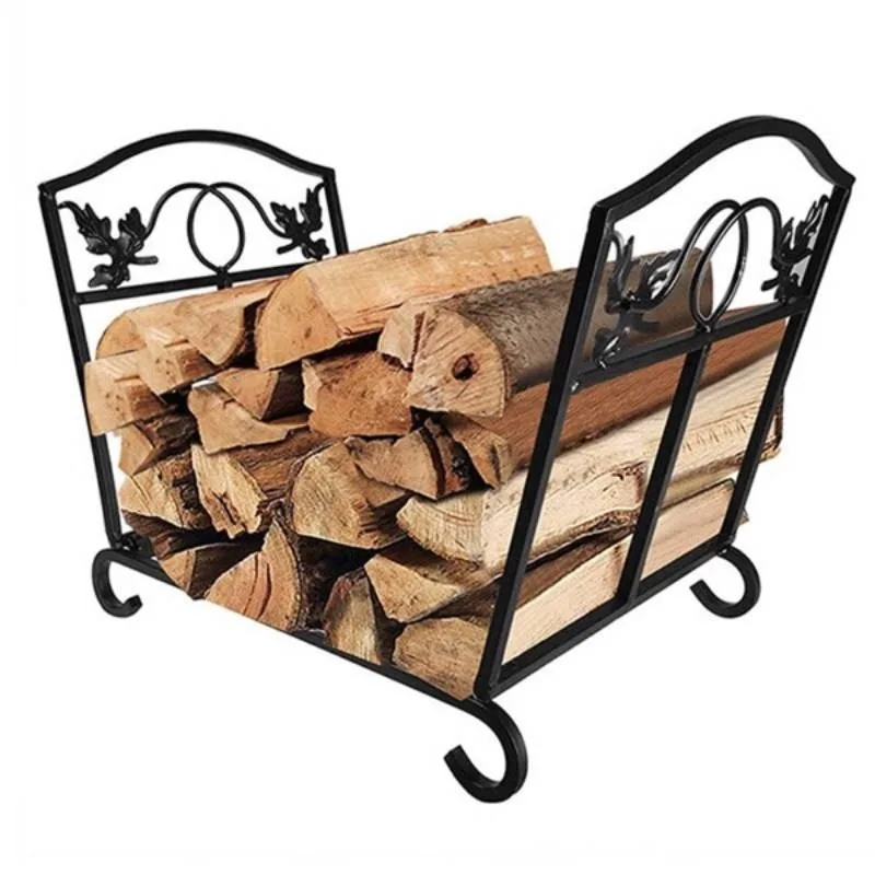 Portable and foldable firewood storage rack, indoor and outdoor firewood stacking rack, suitable for fireplaces and stoves