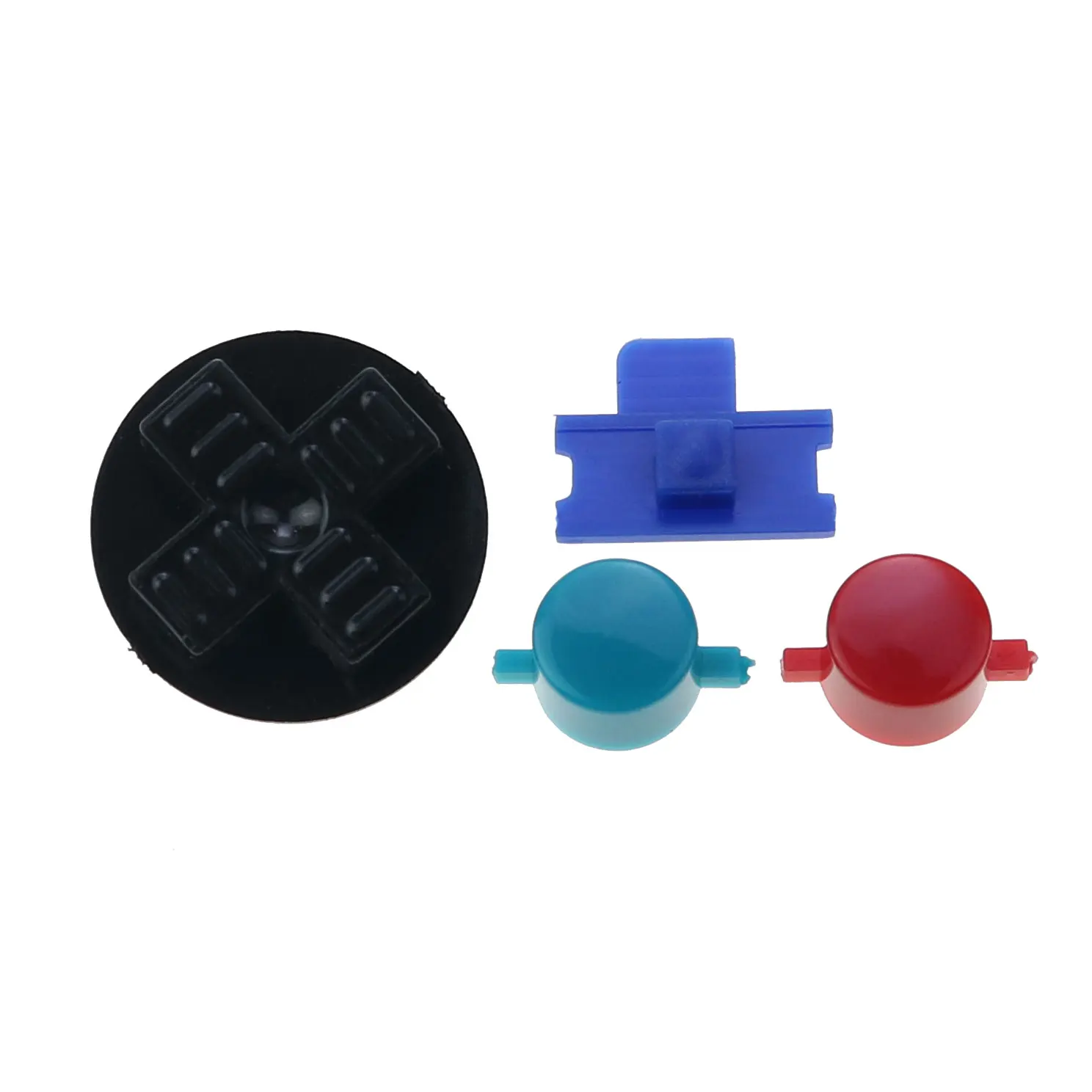 1 set di pulsanti di ricambio A colori kit D-Pad A B per GB GBC GBP kit pulsante di ricambio per giochi fai da te