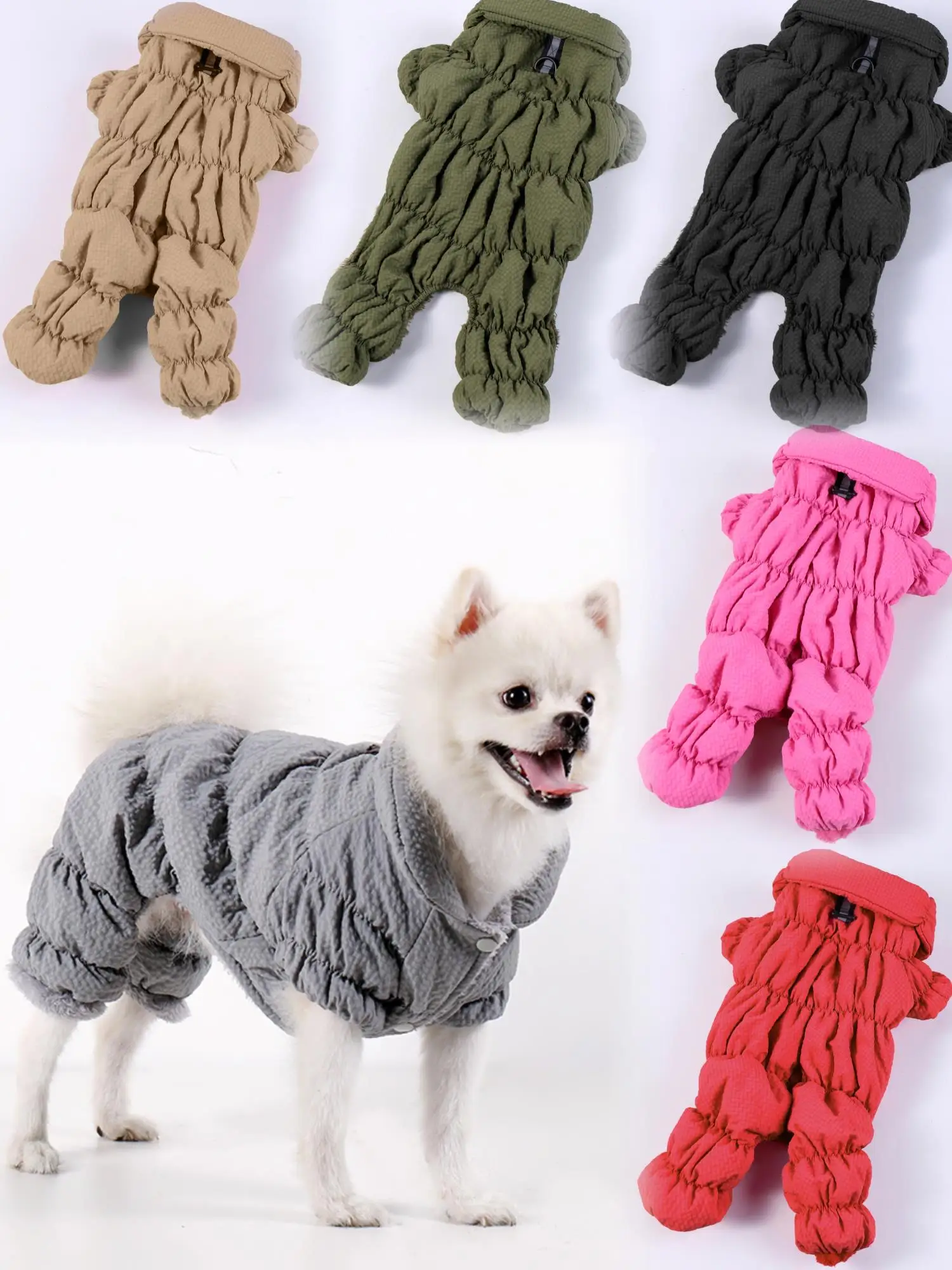 

Snowproof Winter Pet Dog Jumpsuit Waterproof Warm Dog Clothes for Small Dogs Chihuahua Jacket Yorkie Costumes Pet Outfits