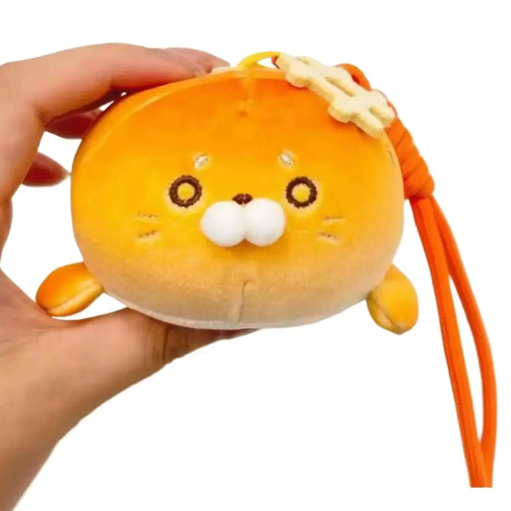 Kawaii Sakura Robben-Plüsch-Schlüsselanhänger, niedlicher Seehund-Stofftier-Schlüsselring, Taschenanhänger, Toast-Robben-Plüschfigur, hängende Dekoration, Kindergeschenk – Detail 17