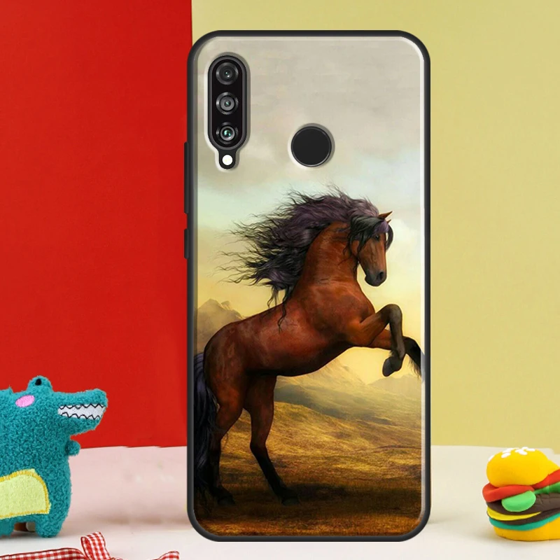 Horse animal painting For Huawei P30 Pro P60 P50 P20 P40 P Smart Nova 9 5T Honor Magic 5 Lite X8 X9 a 50 70 Case