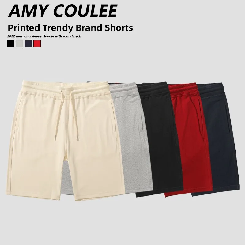 

Мужские орты American Sle из чистого хлопка, летние, большие размеры, большие размеры, мужские спортивные пляжные орты Five-Quarter