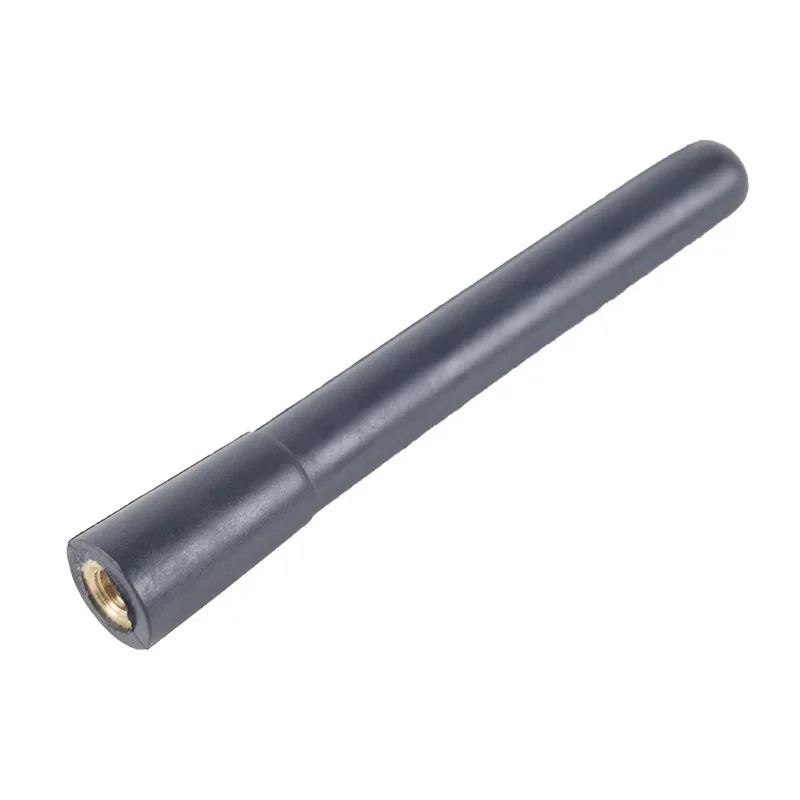 

Universal Car Roof FM Radio Antenna Black Aluminum Short Aerial Mast Screw-in Type Antenna For VW Nissan KIA