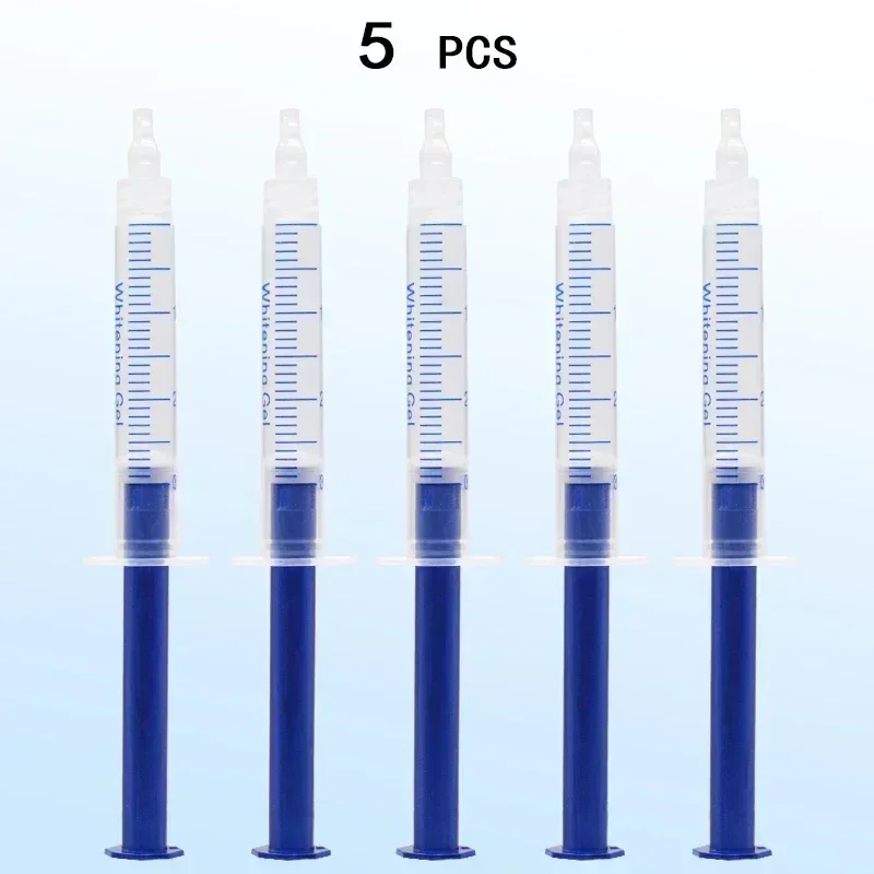 5 Pcs Teeth Whitening Gel Light Dental Equipment 44% Peroxide Bleaching Clareador Dental Gel Pens Wholesale Teeth Whitening Kit