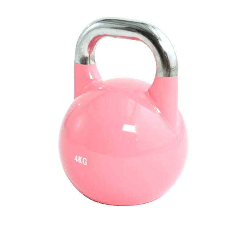 Commercial Use Steel Kettlebell for Pectoral Abdominal Muscle Training Colorful Design Weight Lifting Gym