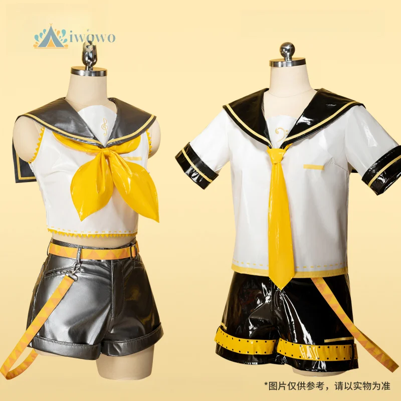 

Новый костюм для косплея Len Rin JK, униформа, потому что аниме, вечерние, Хэллоуин, Рождество, ролевая одежда, одежда