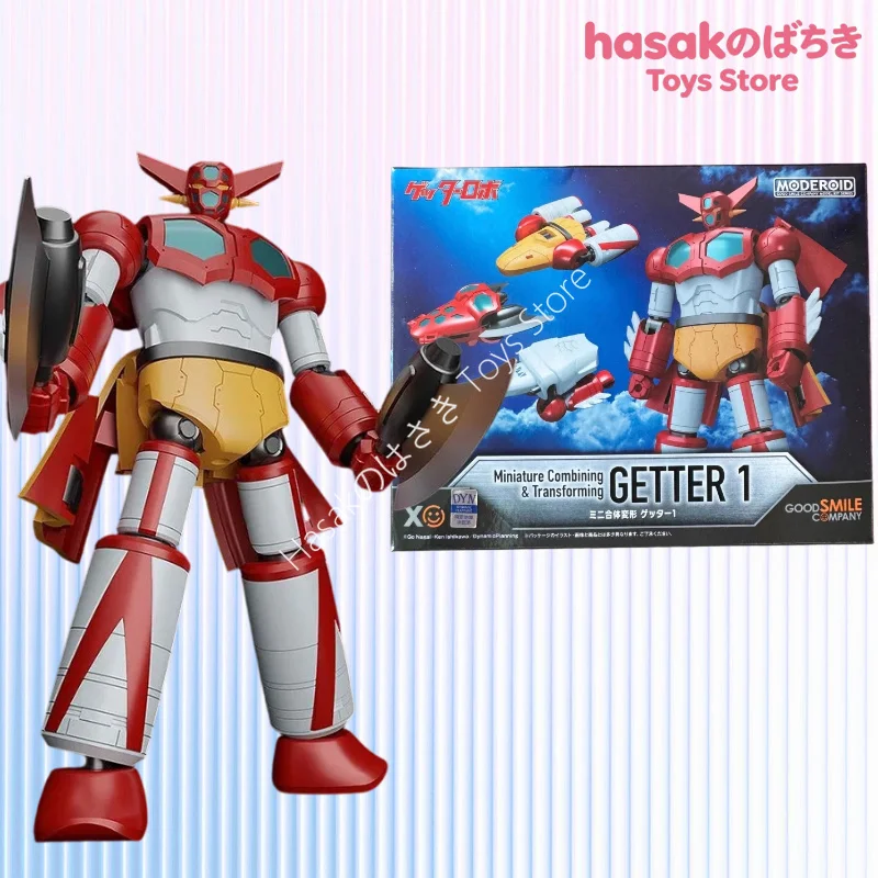 

Original box Goodsmile Company MODEROID GETTER 1 Miniature Figure Finished Model kit PVC Anime full Action Toy Gift for kids set