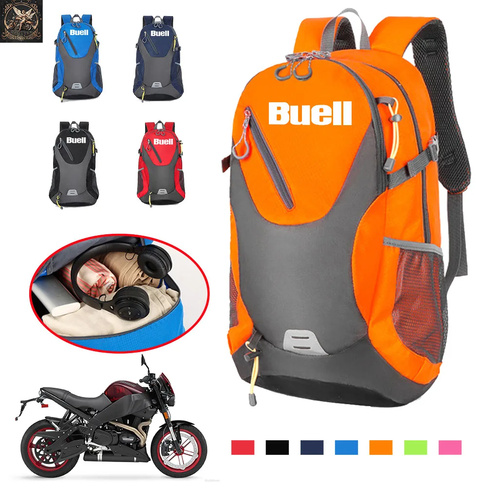 New For Buell 1125R 1125CR XB12R XB12Ss XB12Scg Accessories Waterproof Backpack Men's and Women's Large Capacity Travel Backpack