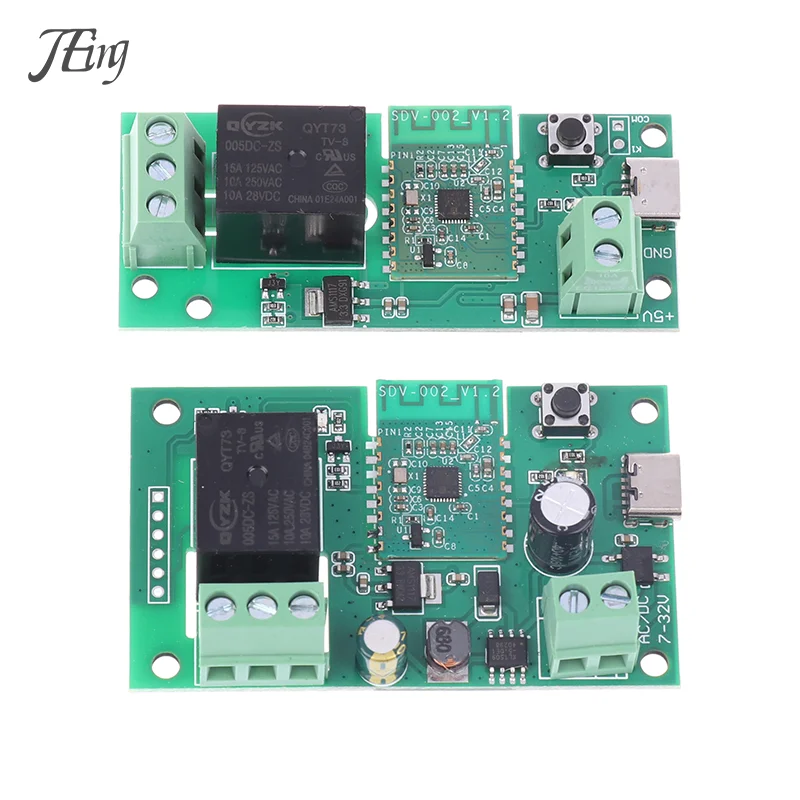 

Smart Relay Switch Module 1 Channel DC7-32VPro 5V Inching Self-Locking WIFI Wireless Remote Control For Smart Home