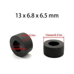 1Pcs 13x6.8x6.5mm Rubber Pinch Roller Belt Wheel Ring For Tape Recorder Deck Cassette Movement Radio Audio Player Accessories